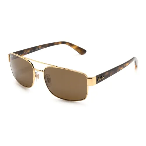 Ray-Ban Tortoiseshell-detail Square-frame Sunglasses