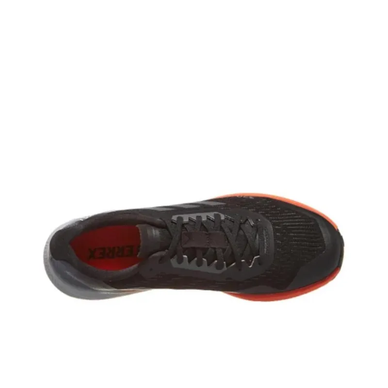 Adidas Terrex Agravic Flow 2.0 Trail Core Black Grey Impact Orange-2