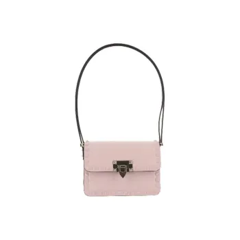 Valentino Garavani Rockstud Foldover Top Shoulder Bag