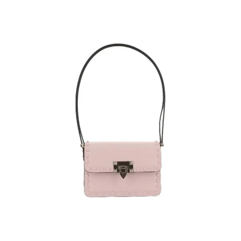 Valentino Garavani Rockstud Foldover Top Shoulder Bag-0