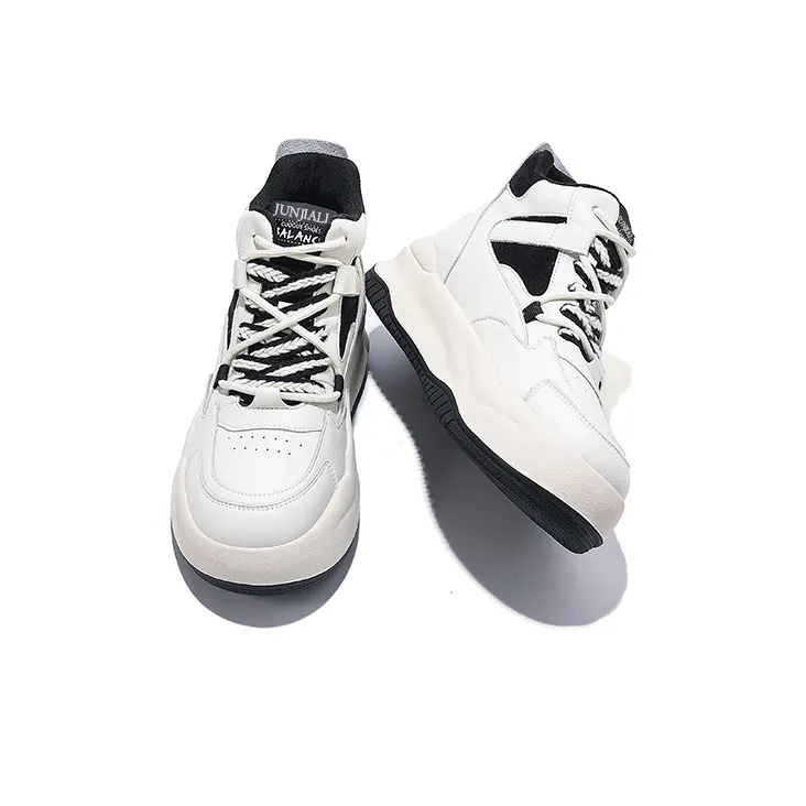 Junjali Abrasion Resistant Lightweight Thermal High Top Skateboard Shoes 5cm Women's-6