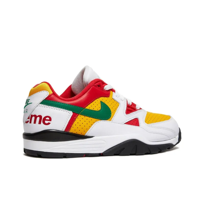 Nike Cross Trainer Low Supreme White Yellow Red-4