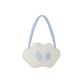 DANGEROUSPEOPLE Polyester Cloud Bag, Shoulder Bag, Crossbody Bag Regular Unisex White