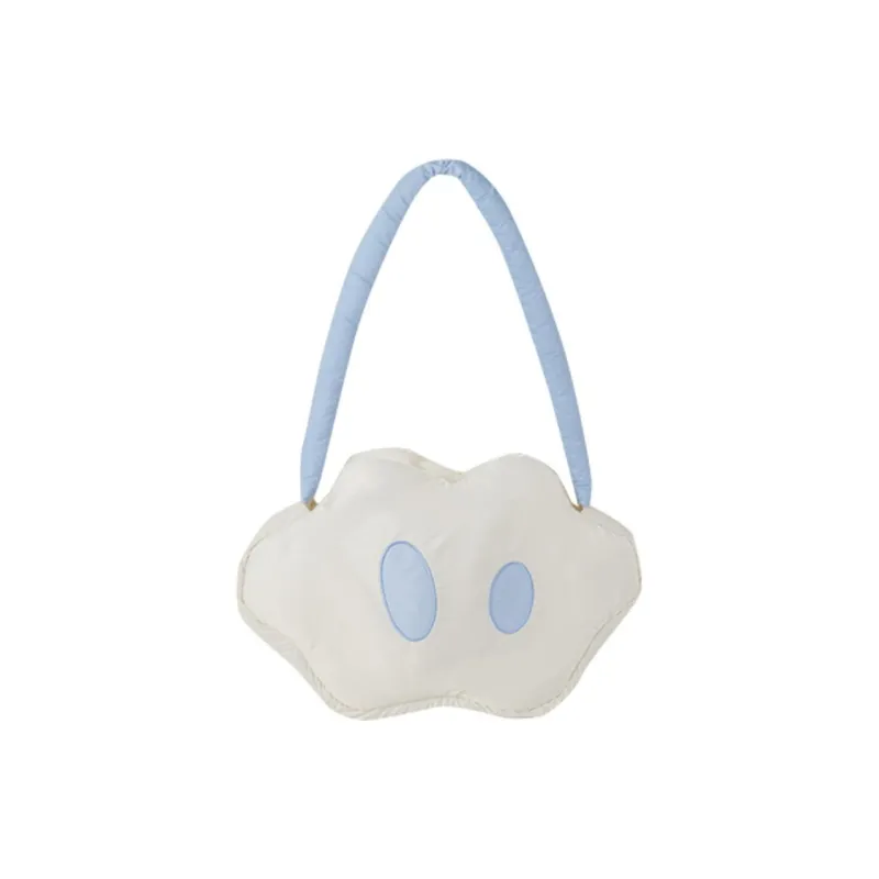 DANGEROUSPEOPLE Polyester Cloud Bag, Shoulder Bag, Crossbody Bag Regular Unisex White-0