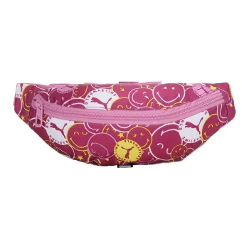 PUMA SMILEYWORLD Collaboration Fabric Shoulder Bag Crossbody Bag Fanny Pack Regular Unisex Burgundy