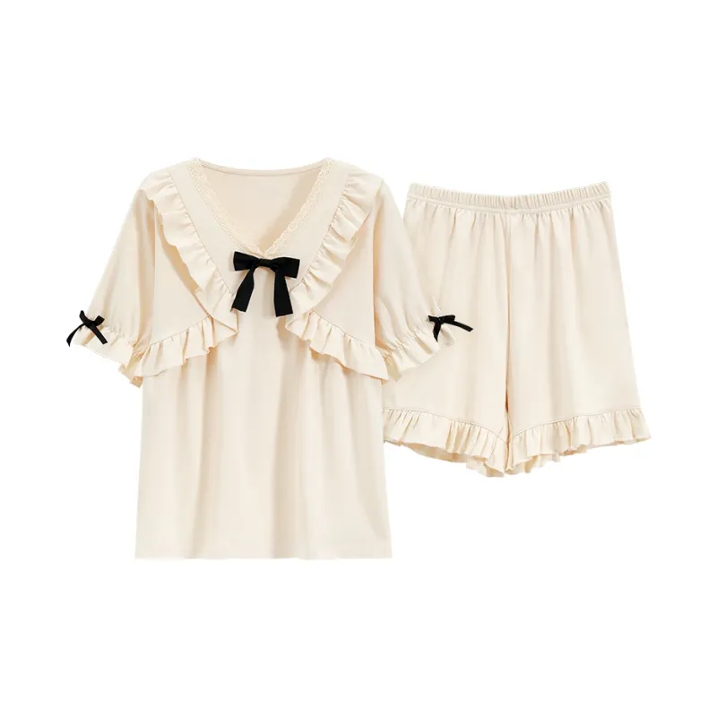 Ta Yan Pajama Set Women's White-0