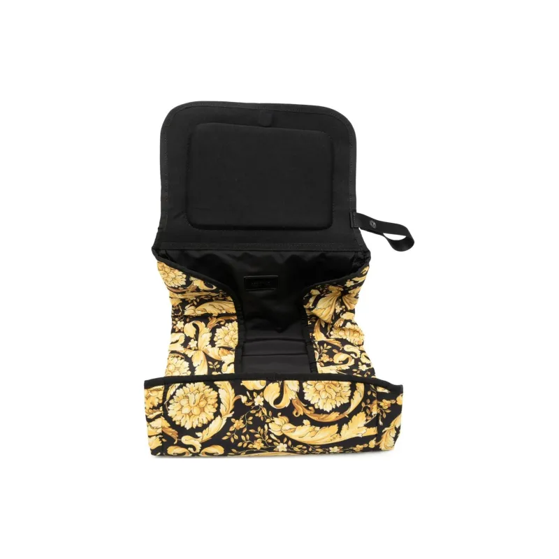 FANSIZHE Polyamide With Polyester With Rubber Diaper Pad Storage Bag Kids' Gold/Pitch Black-2