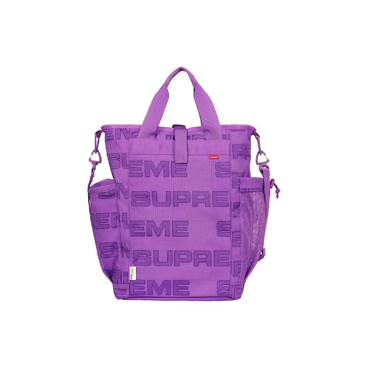 Supreme Nylon Fabric Tote Bag, Crossbody Handbag Regular Unisex Red/Black/Purple/Camouflage-8
