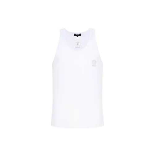 VERSACE Tank Tops Men White