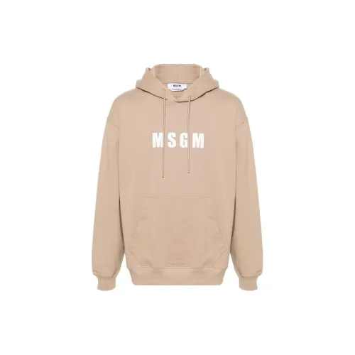 MSGM Sweatshirts Men Beige