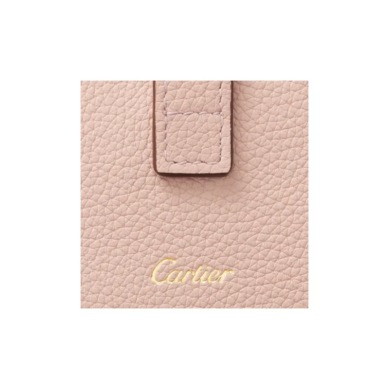 CARTIER Trinity Series Grain Calfskin Card Holder Card Holder Women's Quartz Color-5