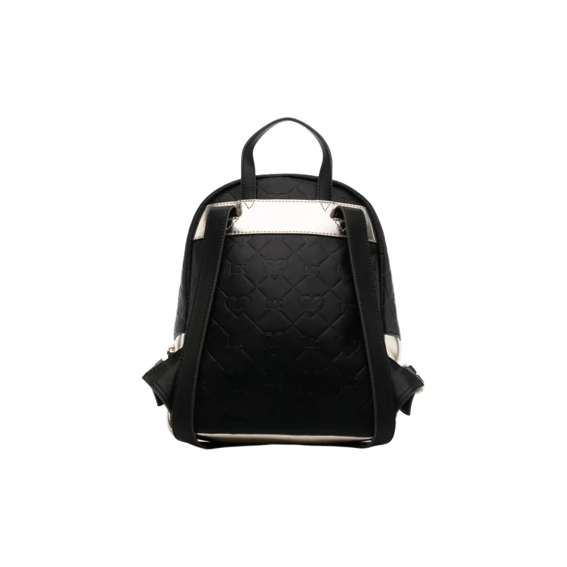 MICHAEL KORS Polyurethane And Polyester Blend Backpack Kids' Black & Silver-1