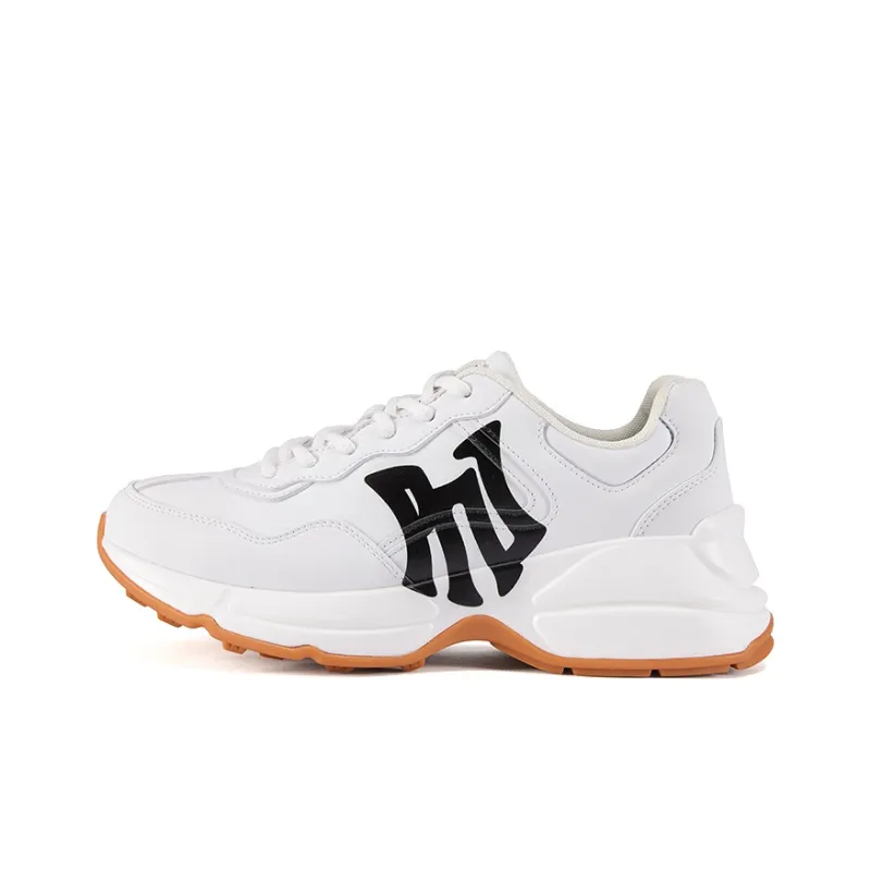 Pnj Anti Slip And Wear Resistant Height Increasing Low Top Chunky Sneakers Unisex White-0