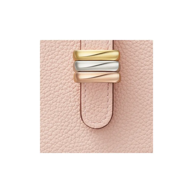 CARTIER Trinity Series Grain Calfskin Card Holder Card Holder Women's Quartz Color-4