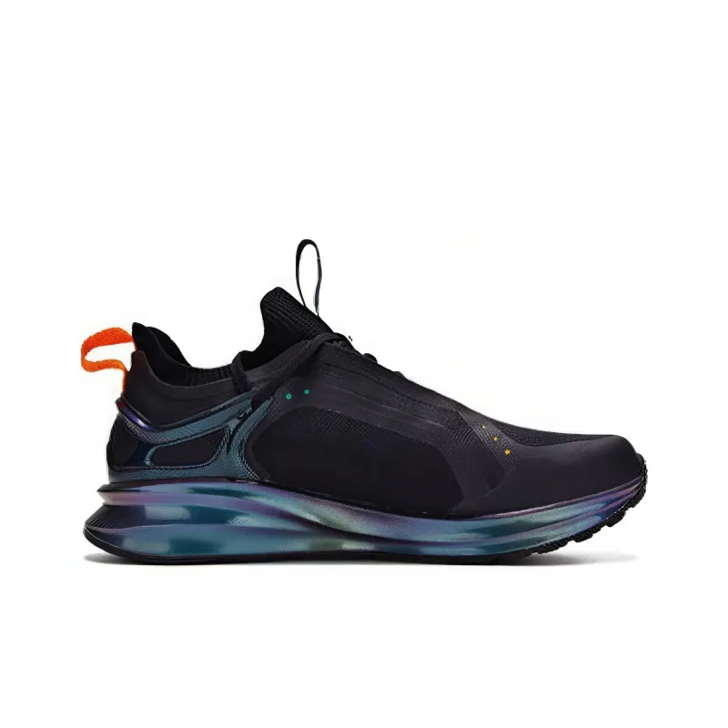 361° Q Bounce Rain Screen Cushioned Slip Resistant Low Top Running Shoes Men's Black-1