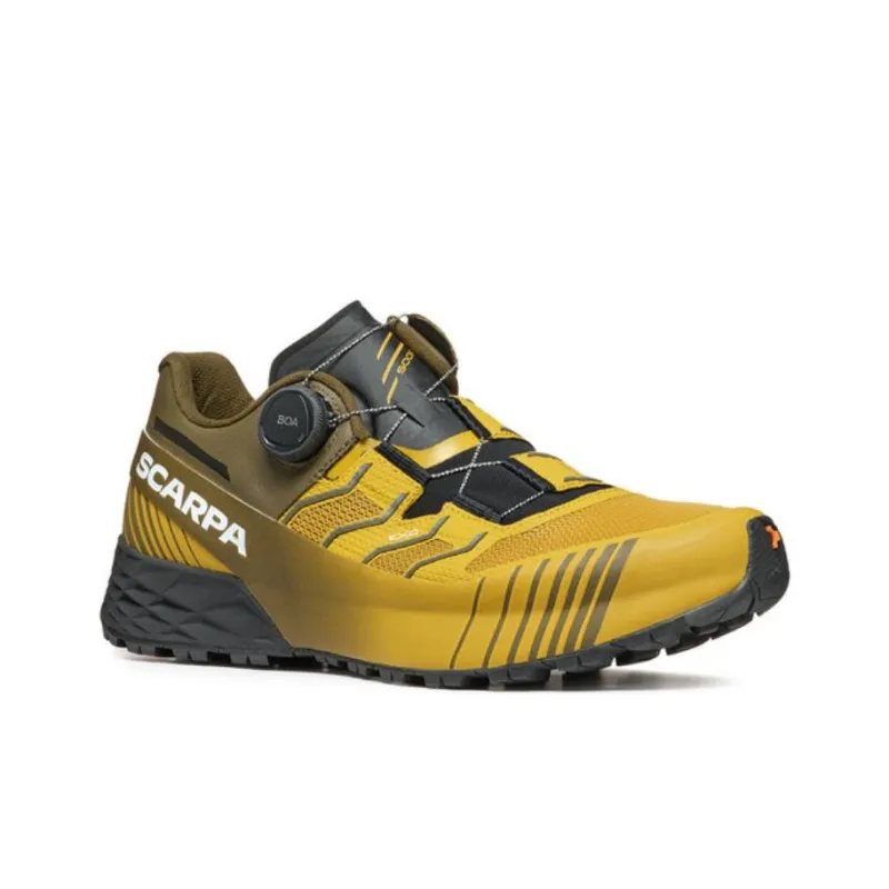 SCARPA RIBELLE RUN KALIBRA HT Cushioning Low-Top Running Shoes Men's Black Yellow-2