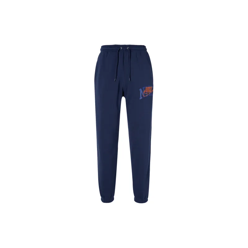 Nike Club Fleece Knitted Sports Pants Men's Deep Navy Blue-1