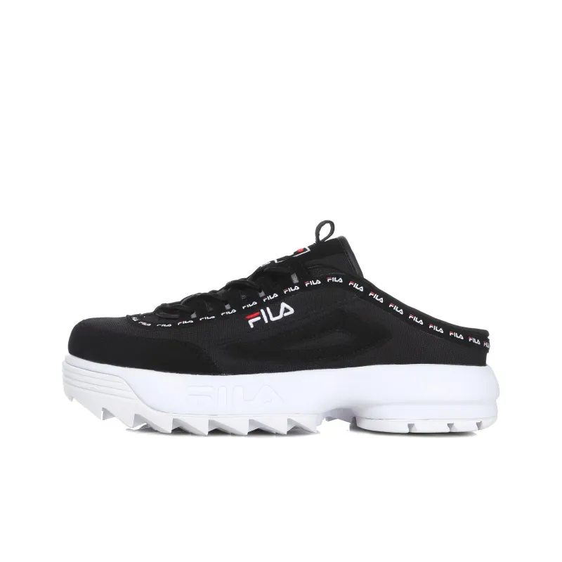 FILA Flatform Loafer Black/White Women's-0