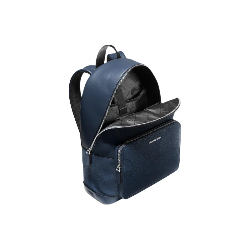 MICHAEL KORS MK Cooper Polyurethane Backpack Men's Marine Blue-2