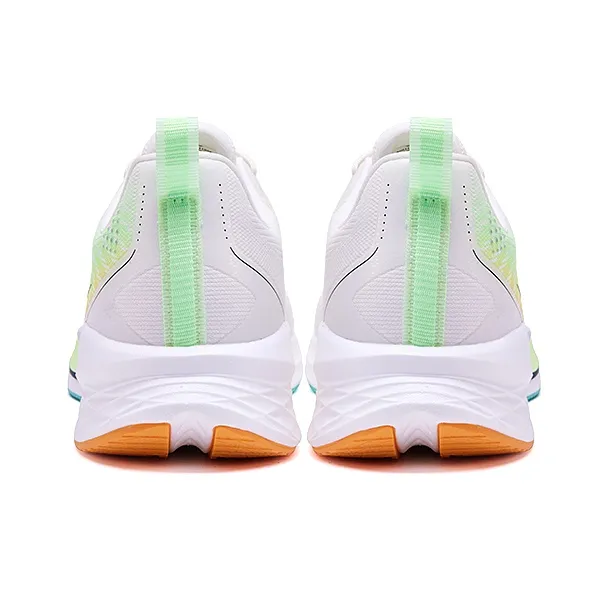 XTEP Speed 5.0LITE Cushioned Slip Resistant Abrasion Resistant Low Top Casual Running Shoes Men's White Green Orange-3