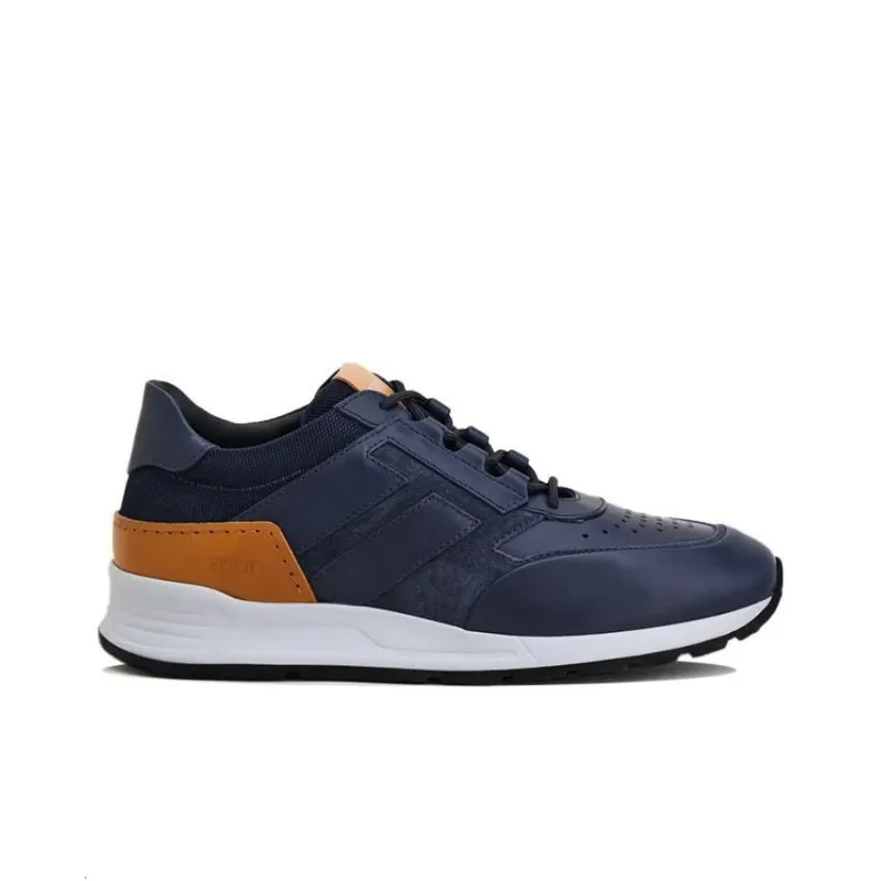 TOD'S Low Top Running Shoes Men's Blue-1