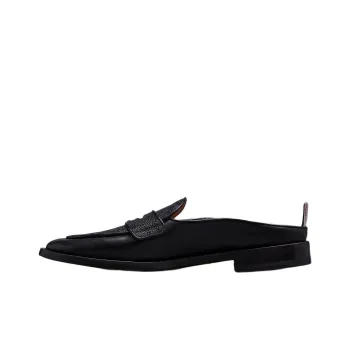 THOM BROWNE Grained Leather Mule Loafers