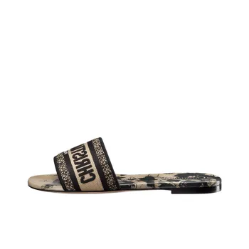 DIOR Dway Slide Slippers Women's Black