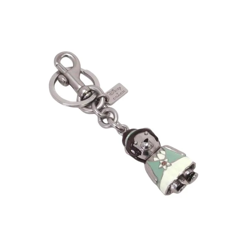 COACH Disney, Collaboration Metal Enamel Keychain Bag Accessory Women's Silver-4