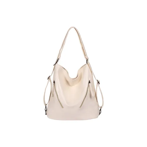UNITE STAR PU Tote Shoulder Bag messenger Regular Women's Black/Silver/Ecru