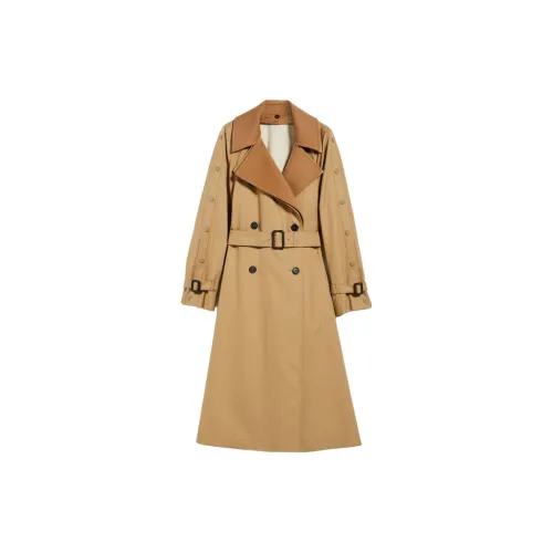 MaxMara Weekend Series Trench Coats Women's Beige