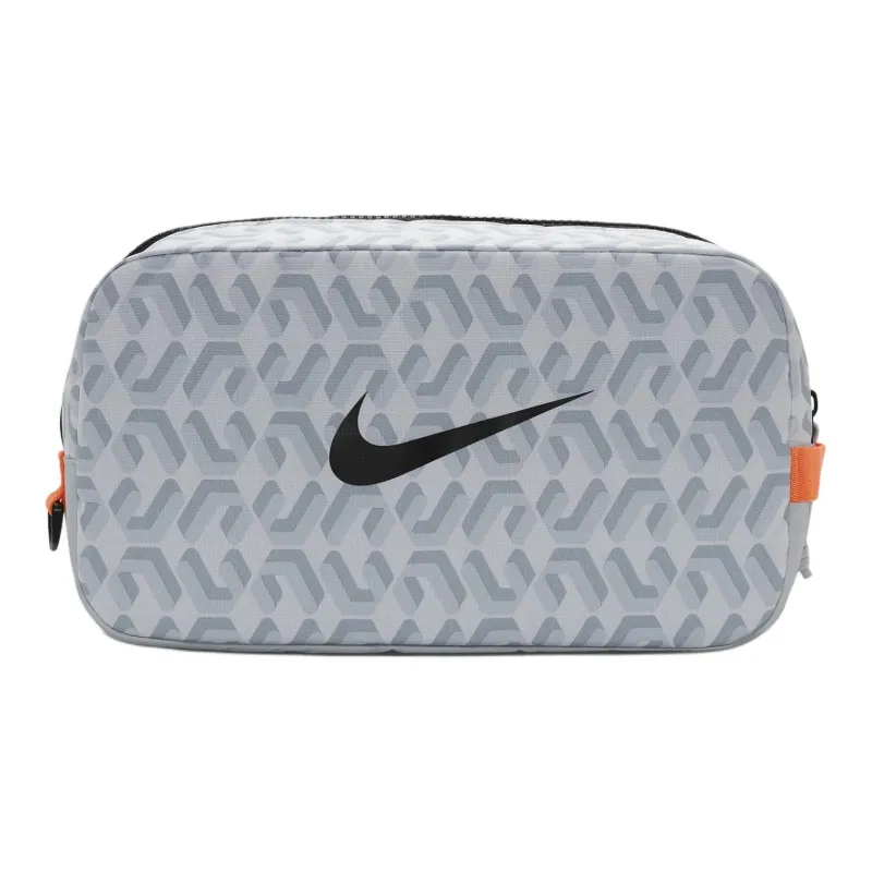 Nike Recycled Polyester Storage Bag Men's White/Black With Pure Platinum Accents-0