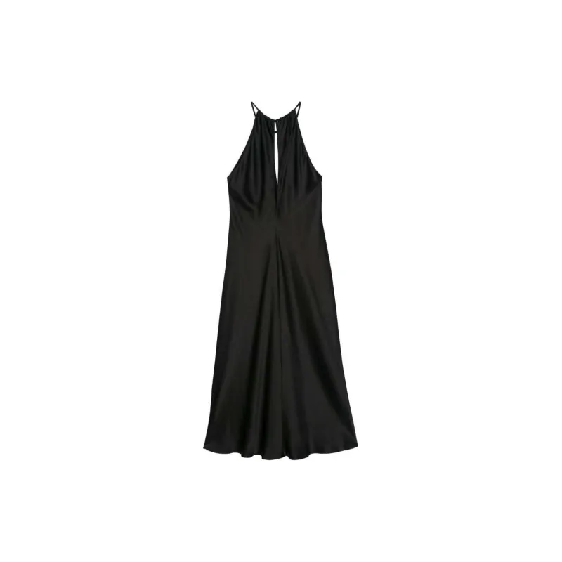 NILI LOTAN Eglantine Charmeuse Midi Dress-1