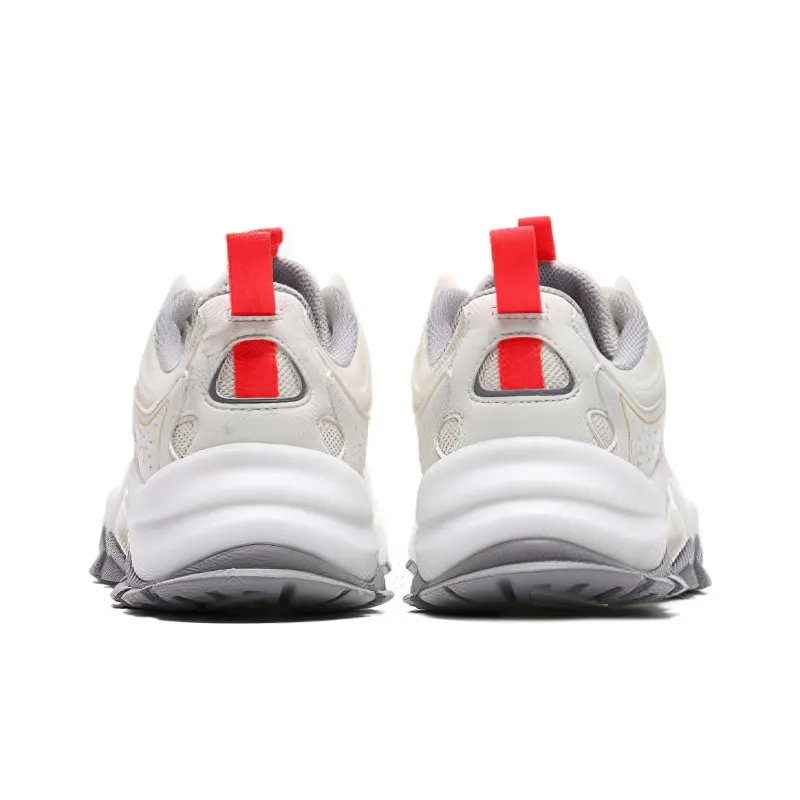 361° Prehistoric Giant Creatures Cushioned Slip-Resistant Low-Top Chunky Sneakers Men's White-3