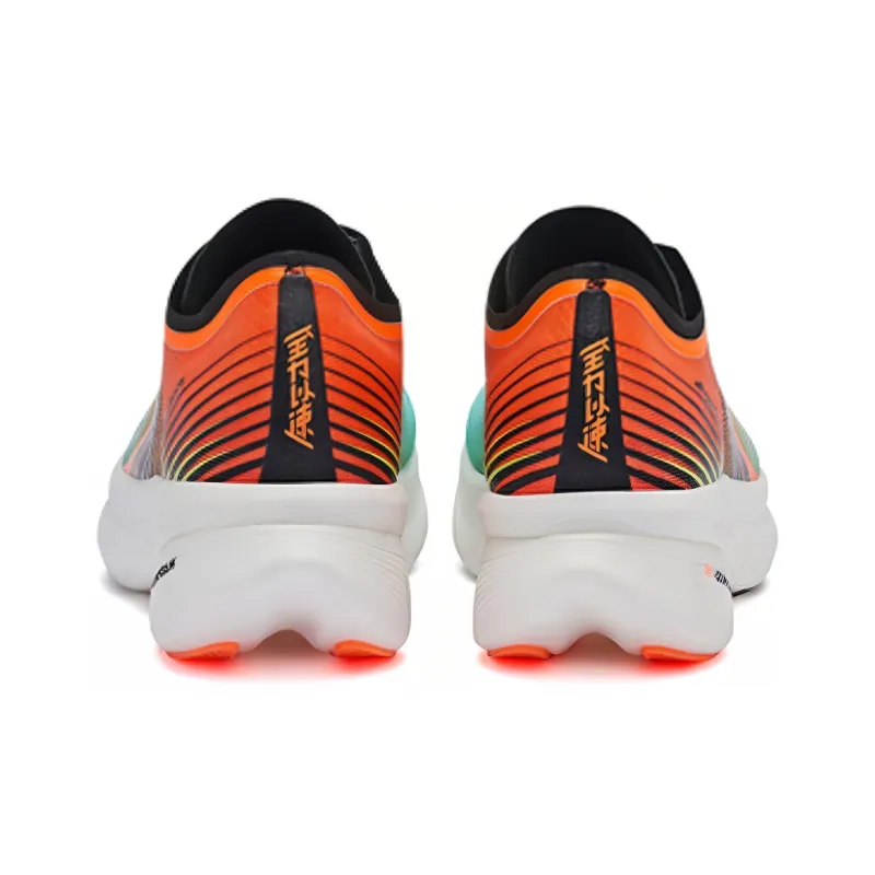 361° Flame ST Cushioning Anti Slip And Wear Resistant Low Top Running Shoes Men's Blue Red White Black-3