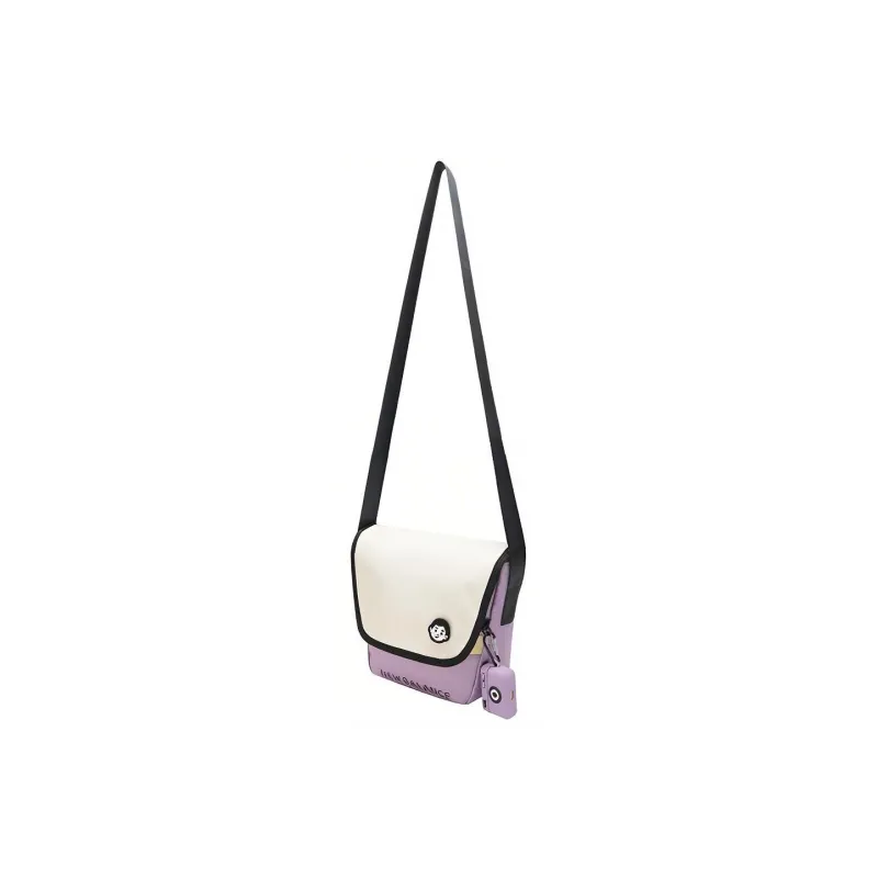 New Balance × Noritake Collaboration Fabric Shoulder Bag Crossbody Bag Regular Unisex White Purple & Color-1
