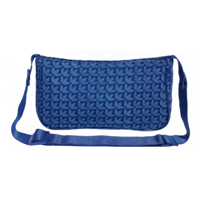 Adidas Cotton Sports Bag Shoulder Bag Women's Blue-1