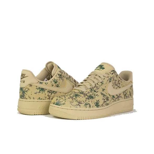Nike Air Force 1 Low Desert Camo Team Gold-2