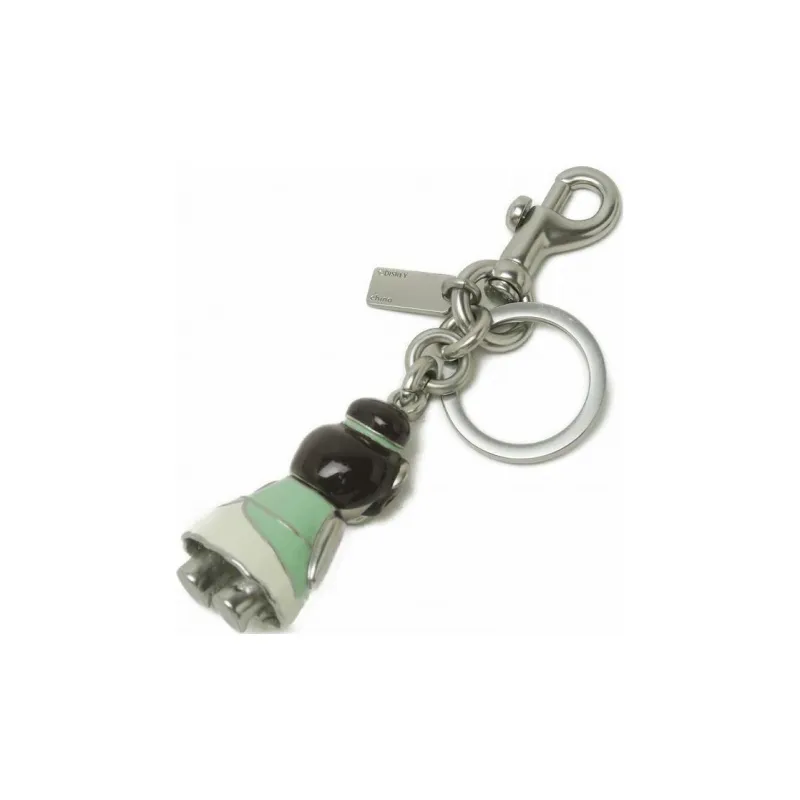 COACH Disney, Collaboration Metal Enamel Keychain Bag Accessory Women's Silver-2