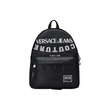 VERSACE JEANS COUTURE Fabric Backpack Men's Black