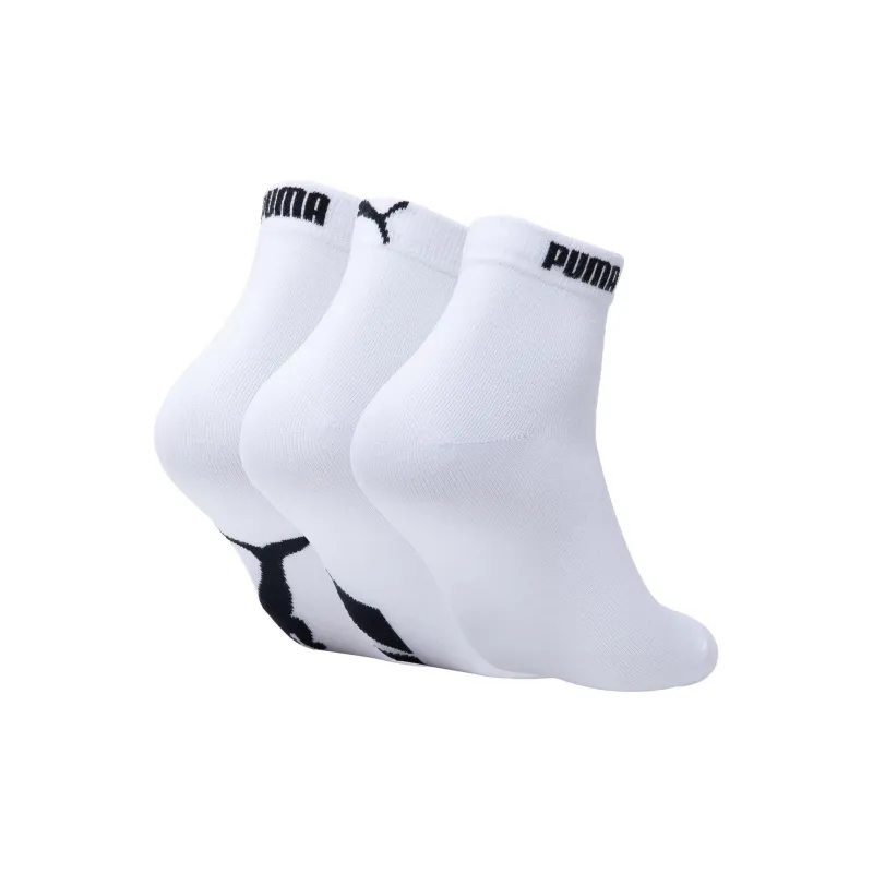 PUMA Ankle Socks Unisex 3 Pack White-1