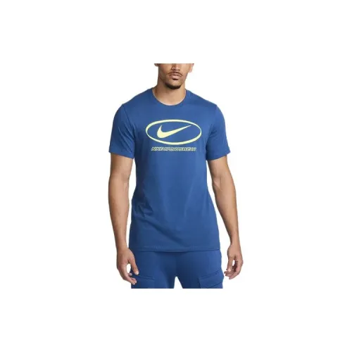 Nike T-Shirts Men Courtyard Blue