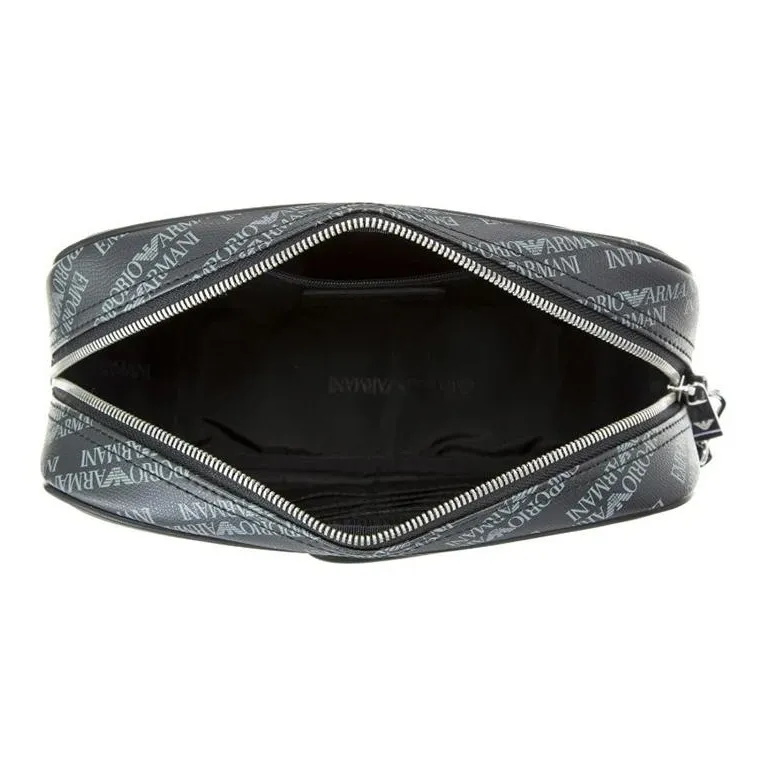 EMPORIO ARMANI Polyester Coin Purse Clutch Men's Black-3