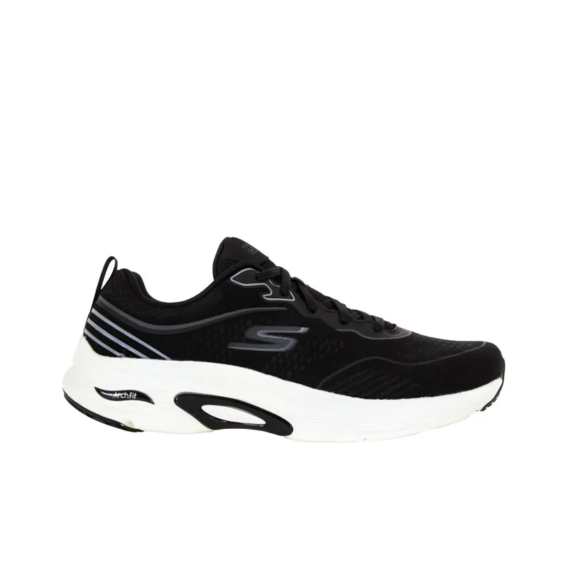 Skechers Arch Fit Cushioning, Slip Resistant, And Abrasion Resistant Low Top Running Shoes Men's Black White-1