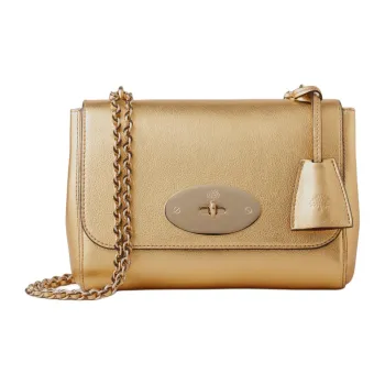Mulberry Lily Metallic-leather Shoulder Bag