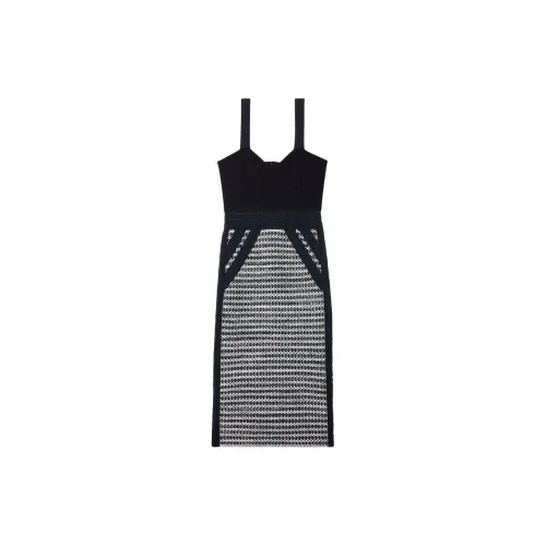 St. John Knitted Midi Dress