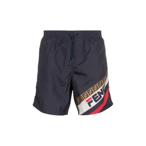 FENDI Swimming Shorts Men Blue