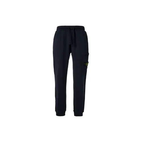 STONE ISLAND Knitted Sweatpants Men Blue