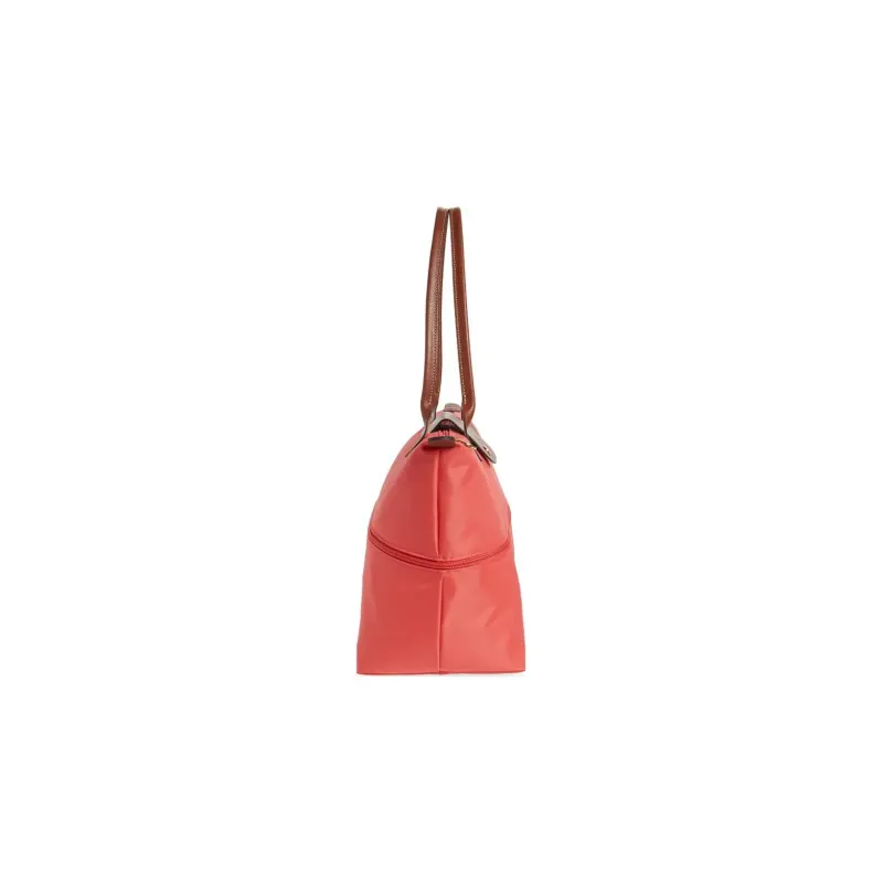 LONGCHAMP Le Pliage Water-Resistant Nylon Tote Bag Shopping Bag Handbag Shoulder Bag Unisex Pomegranate Red-1