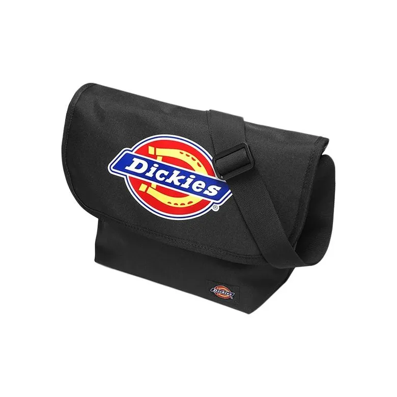 Dickies Polyester Messenger Bag Crossbody Bag Shoulder Bag Unisex Black-1