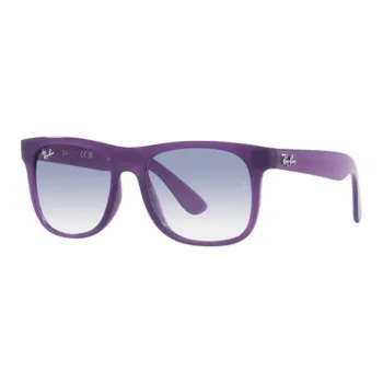 RayBan Acetate Acetate Irregular Shape Sunglasses Kids' Purple